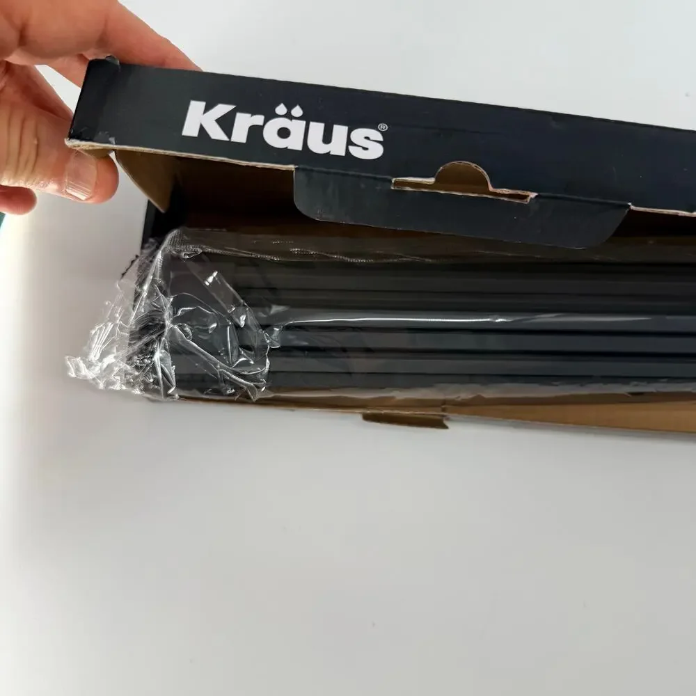 Kraus KRM-11DG Roll-Up Dish Drying Rack — Dark Grey, New in Box